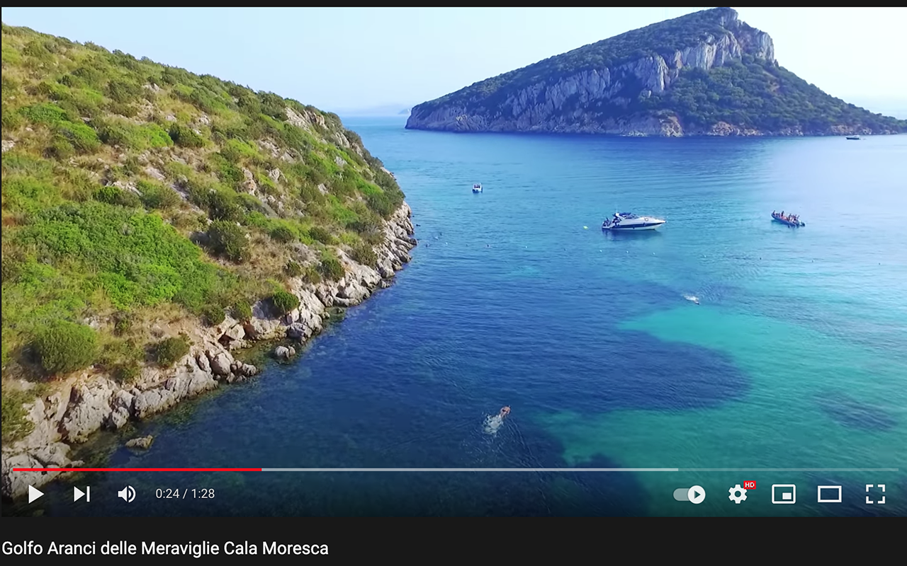Riprese aeree con drone a Golfo Aranci